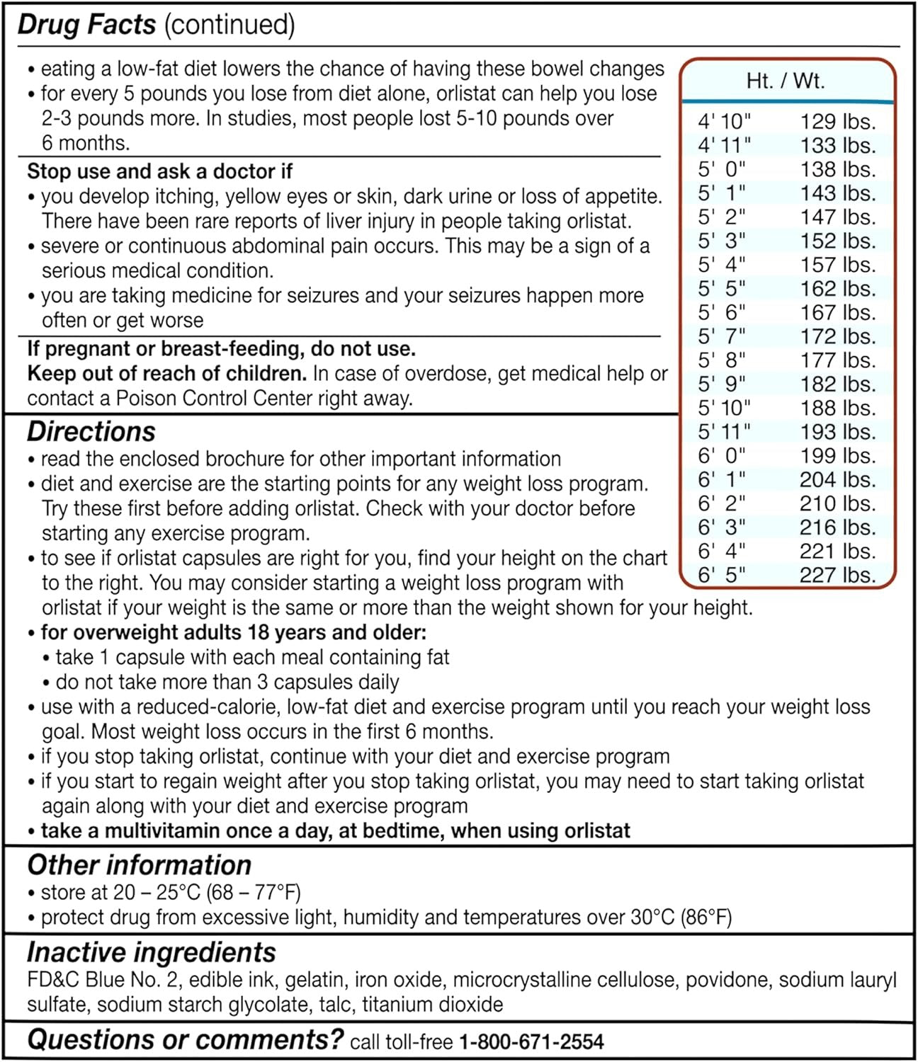 alli Weight Loss Diet Pills, Orlistat 60 mg Capsules