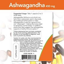 NOW Foods Ashwagandha Standardized Extract 450 mg, 90 Veg Capsules