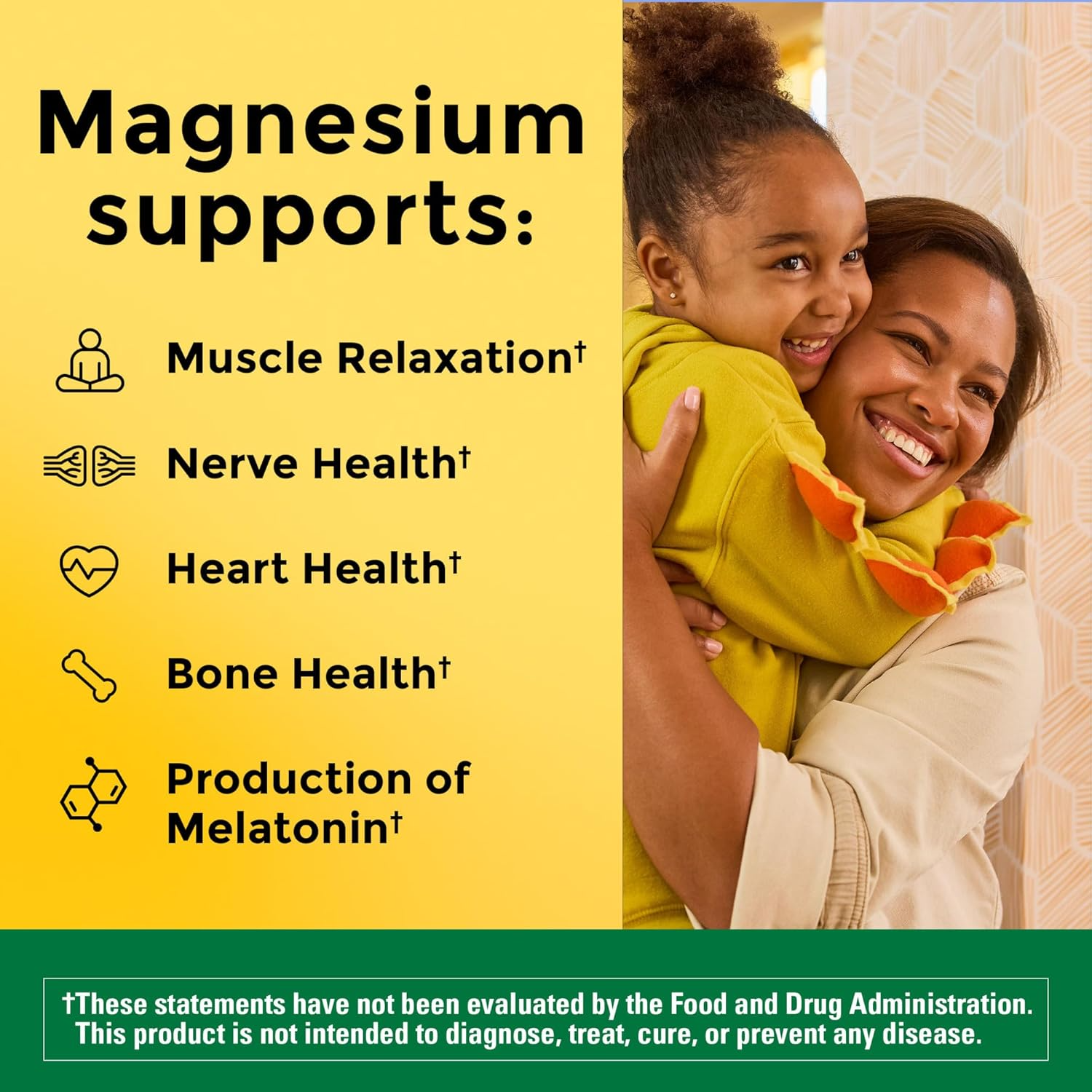 Nature Made Magnesium Glycinate 200 mg 60 Capsules