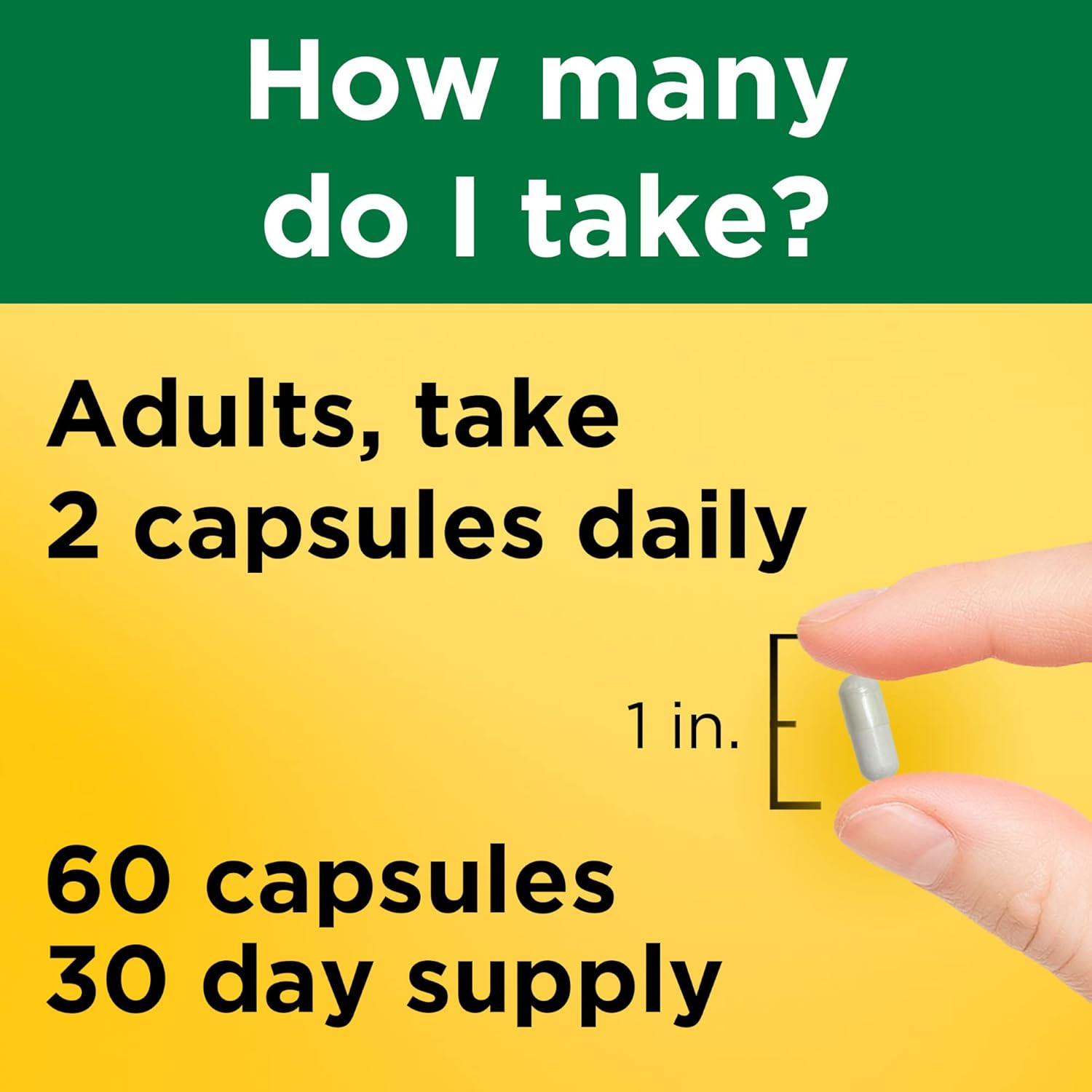 Nature Made Magnesium Glycinate 200 mg 60 Capsules