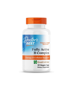 Doctor's Best Fully Active B Complex with Quatrefolic 60 Veggie Caps