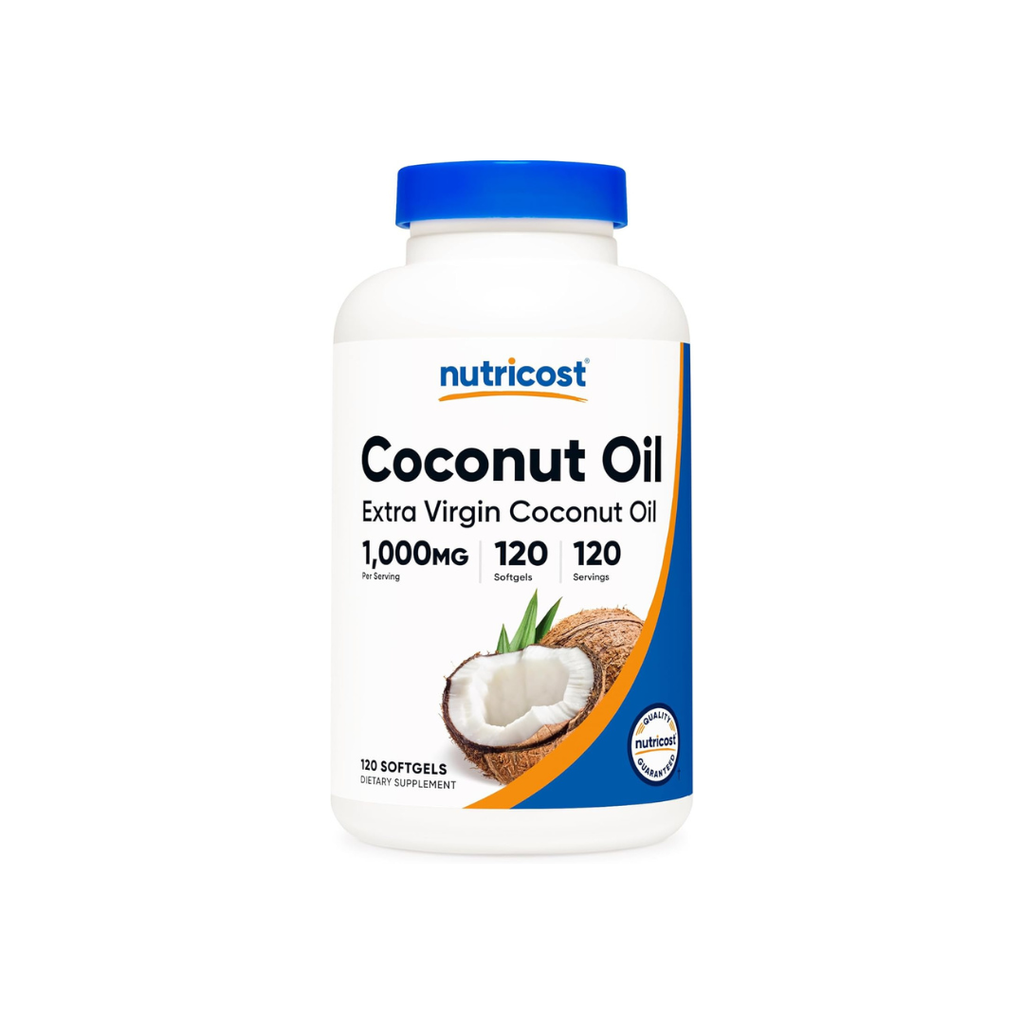 Nutricost Coconut Oil 1000mg 120 Softgels