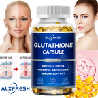 ALXFRESH Glutathione Capsules 1000mg - 120 Count