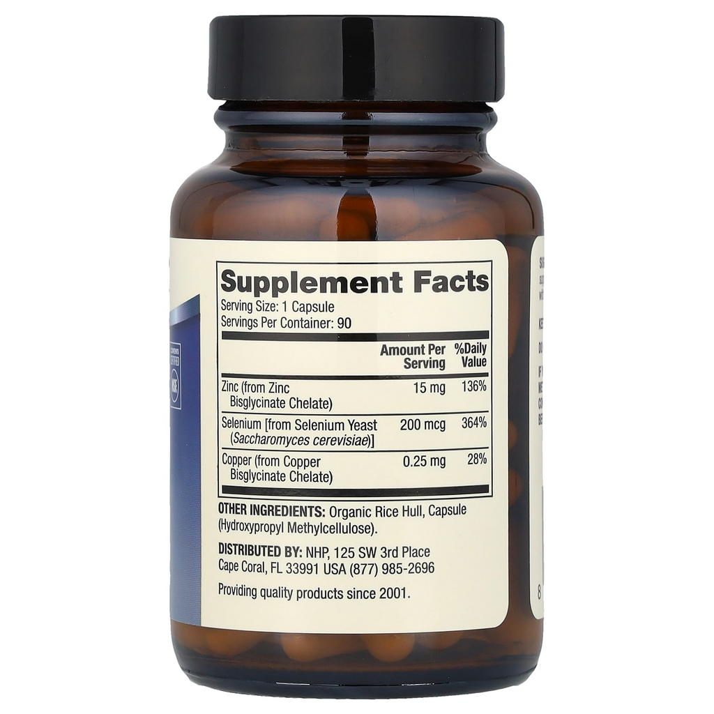 Dr. Mercola Zinc Plus Selenium, 90 Capsules