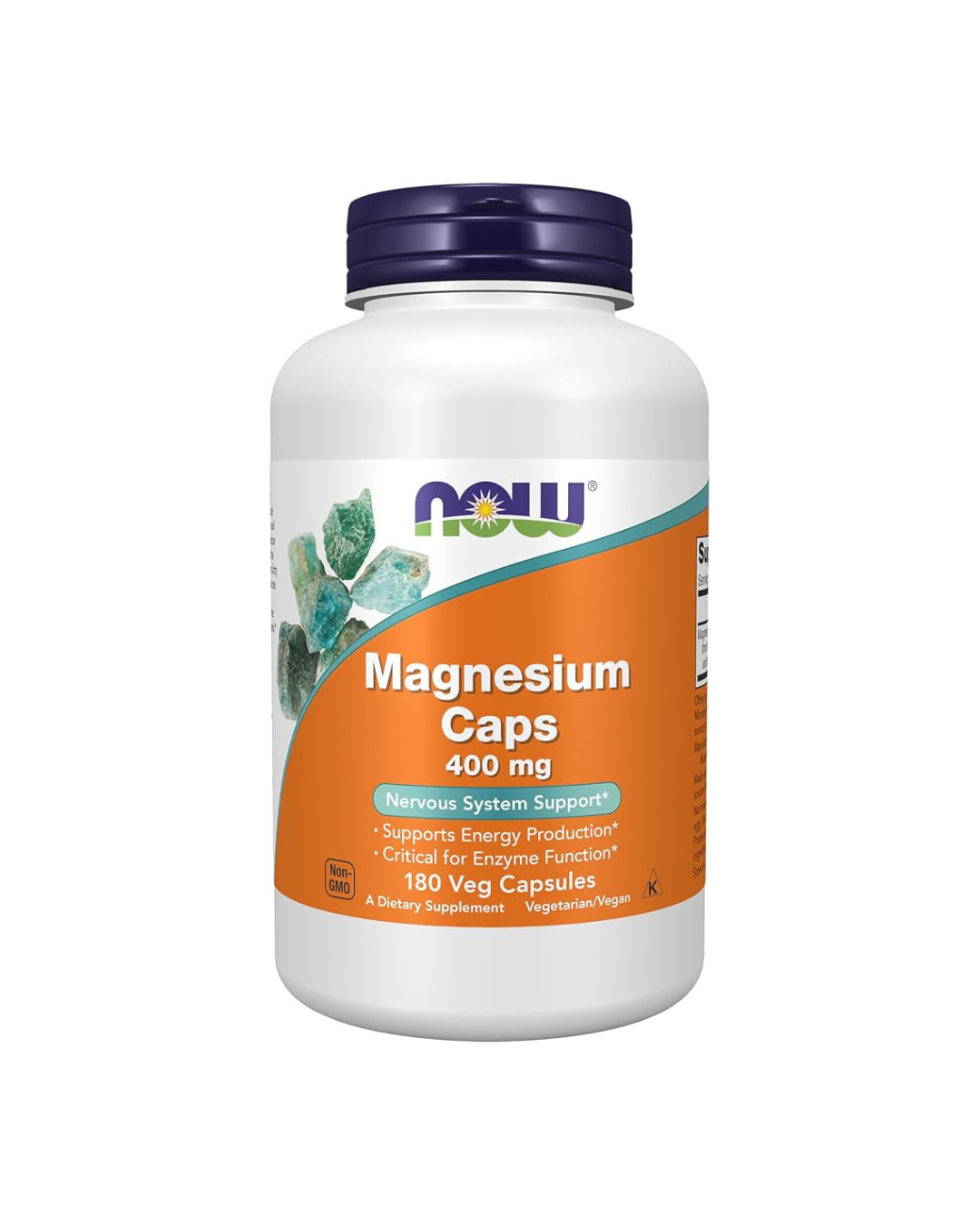 NOW FOODS Magnesium Citrate 400mg _ 240 Veg Capsules
