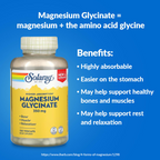 Solaray High Absorption Magnesium Glycinate 350 mg 120 VegCaps
