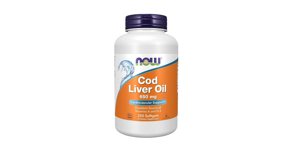 NOW FOODS Cod Liver Oil Extra Strength 1,000 mg Softgels
