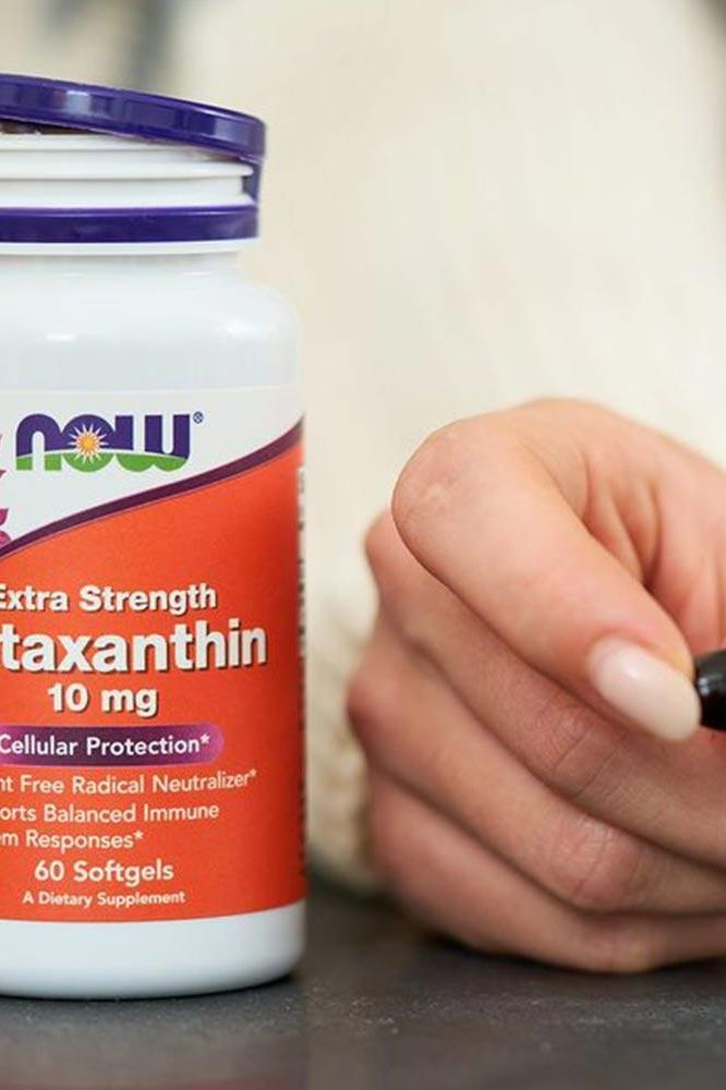 NOW Foods Astaxanthin 10 mg, 60 Softgels