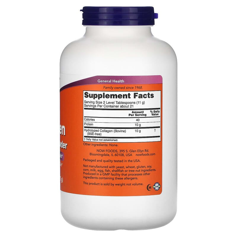 NOW Foods Collagen Peptides Powder 8 oz (227 g)