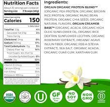 Orgain Organic Protein Powder 2.7lb _ Vanilla Bean 21g of Protein