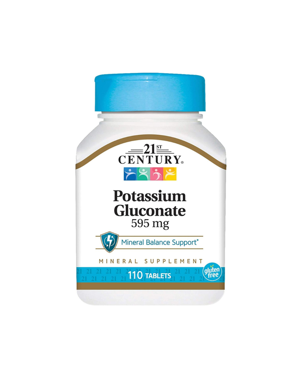 21st Century Potassium Gluconate 595 mg 110 Tablets