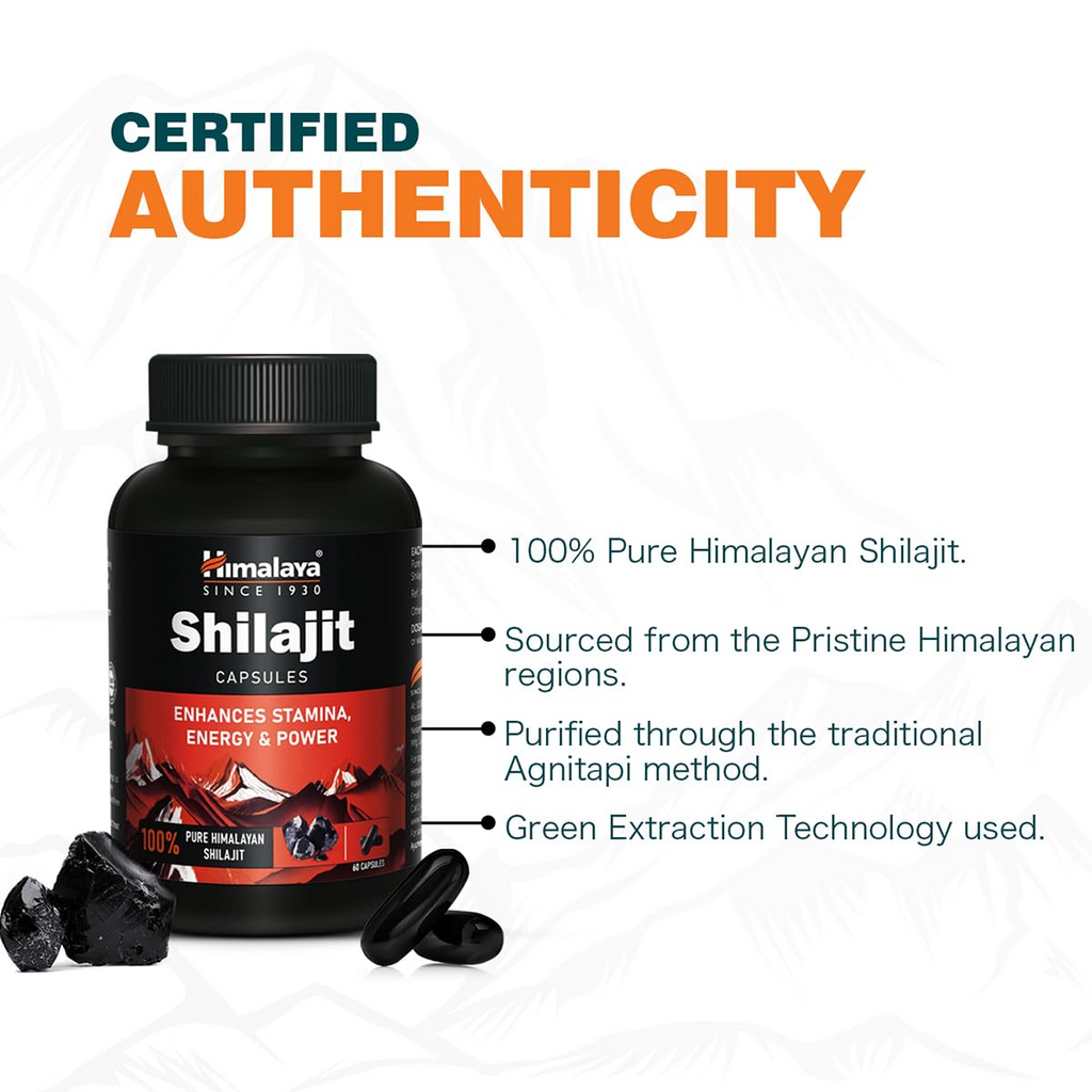 Himalaya Shilajit Capsules - 60 Count