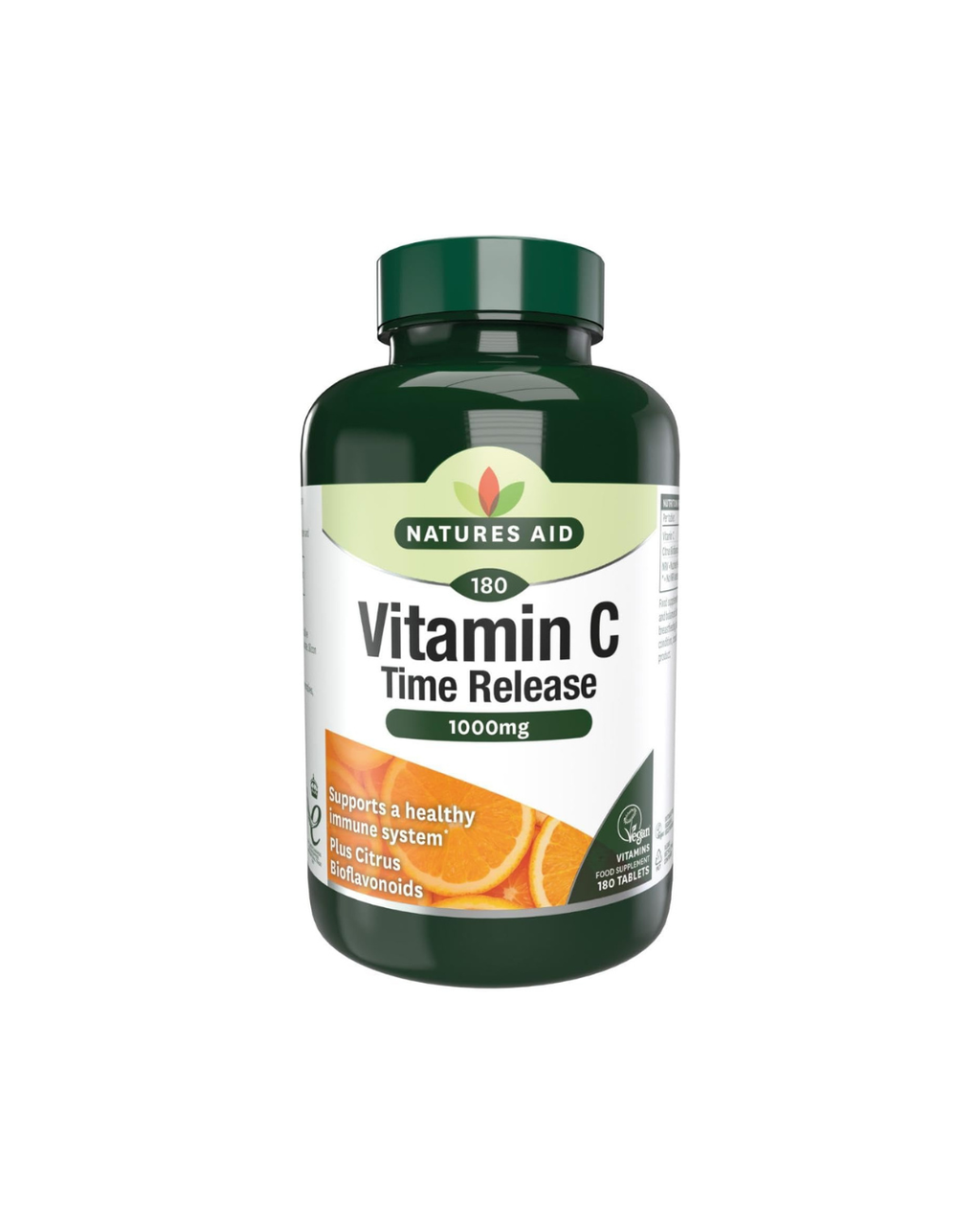 Natures Aid Vitamin C 1000mg Time Release _ 180 Tablets