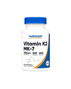 Nutricost Vitamin K2 MK-7 100 mcg, 240 Softgels